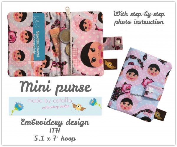 Stickdatei Handybörsen & Minibörse -3 Rahmengrößen- ITH