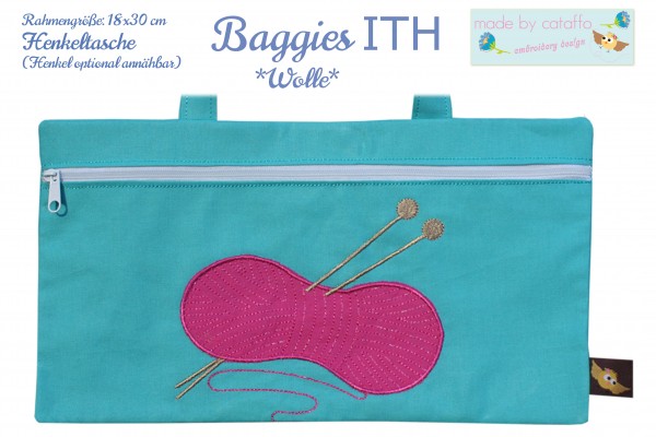 ITH Stickdatei Baggie *Komplett - 17 Versionen* - 18x30 cm