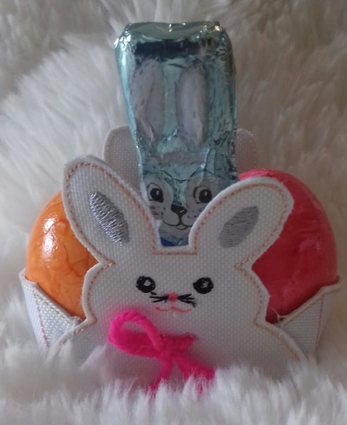 Embroidery file 6.3x10.3"Bunnybox from 5x7" including craft sheet