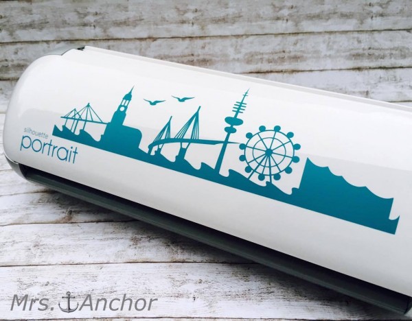 Plotter design Skyline Hamburg