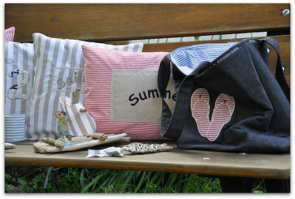 Stickdatei It´s Flip Flop Time für 13x18cm