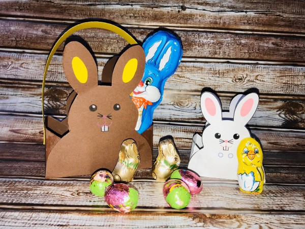 Embroidery file 6.3x10.3"Bunnybox from 5x7" including craft sheet