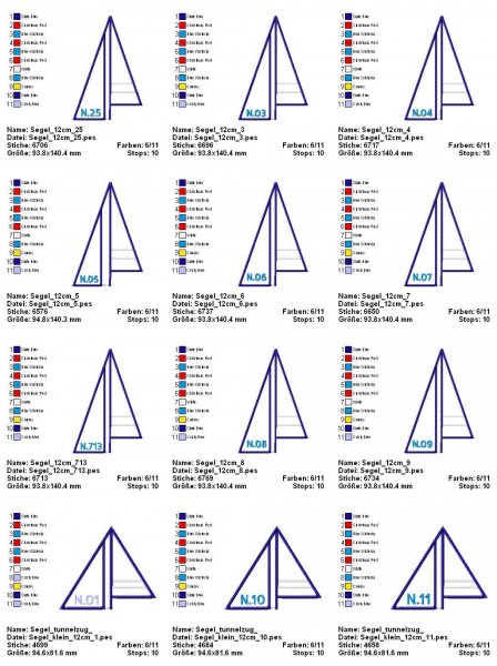 Boat 3D *size S* 5.1x7.1" frame