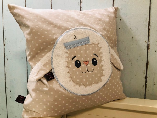 Stickdatei Lamm - Applis "Lamberto" & "Lara" für Rahmen ab 13x18 cm