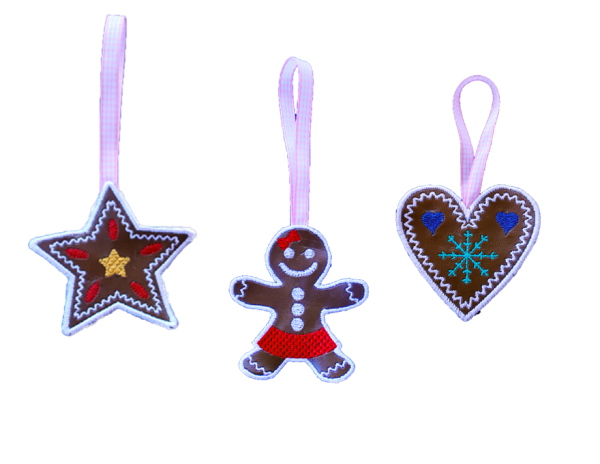 Stickdatei Weihnachtsbaumler- 21 Anhänger