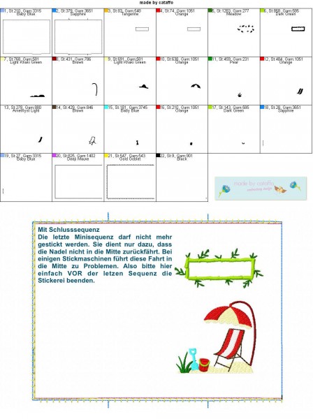 Stickdatei Reisepasshülle ITH - Komplettpaket