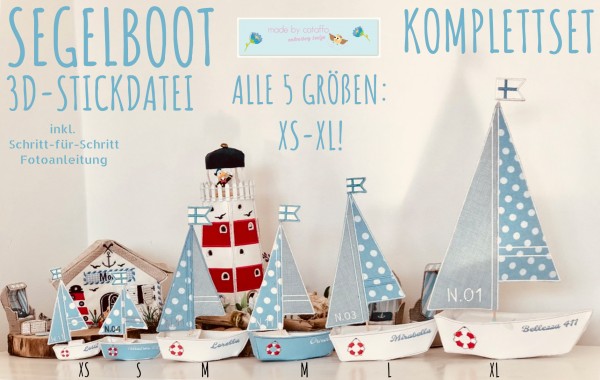 Boat 3D *size S* 5.1x7.1" frame