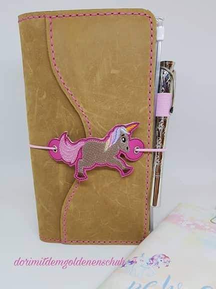 Einhornserie Stickdatei Schlüsselanhänger 10x10 cm