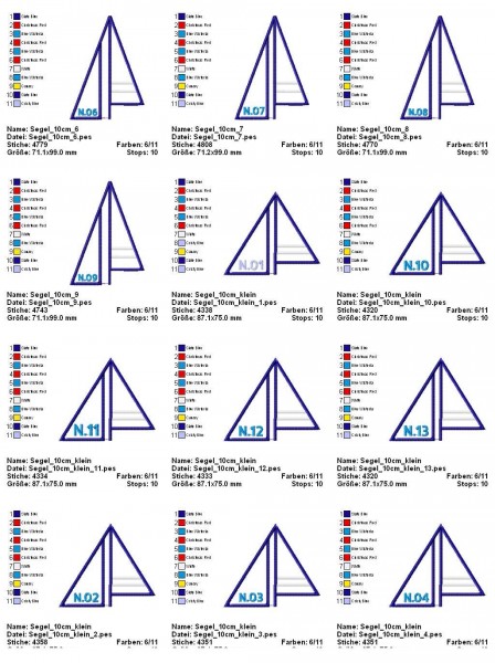Boat 3D *size XS* 4x4" frame