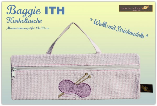 ITH Embroidery design "Baggie" 5.1" x 11.8" "Complete collection"