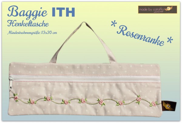 ITH Embroidery design "Baggie" 5.1" x 11.8" "Complete collection"