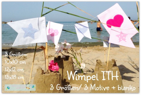 Buntings ITH - 3 sizes - 3 motifs