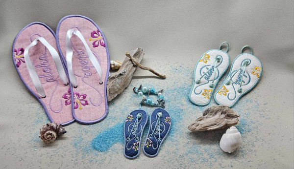 ITH Flipflops from 3.9" x 3.9" frame