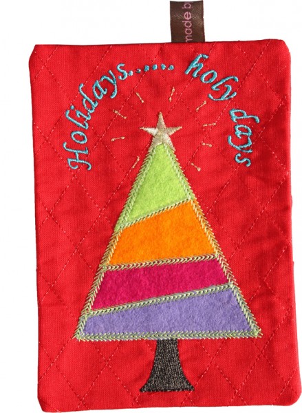 Embroidery design for Weihnachts-Mug Rugs ITH