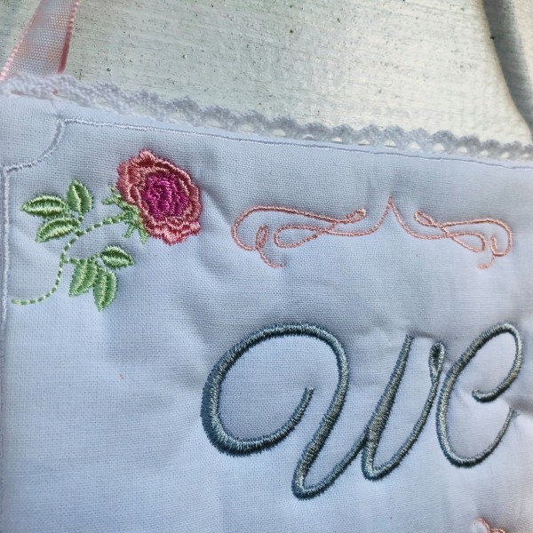 "Shabby Türschilder" ITH Stickdatei 13x18 cm