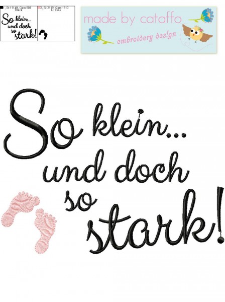 Free embroidery file "kleines Wunder"
