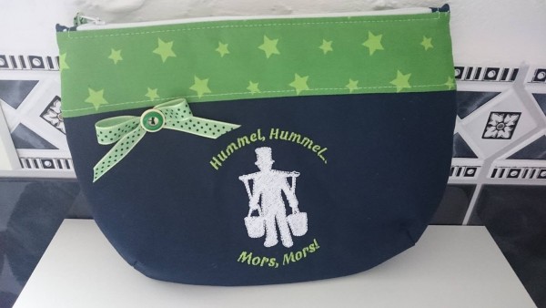 Stickdatei Hummelmann für Rahmen 10x10 cm