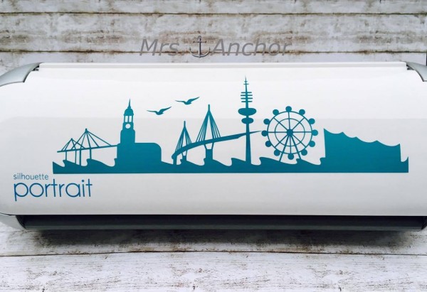 Plotter design Skyline Hamburg