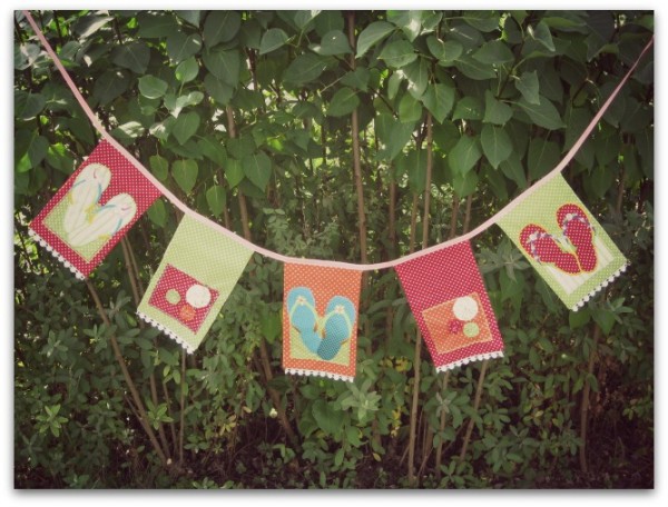 Stickdatei It´s Flip Flop Time für 13x18cm