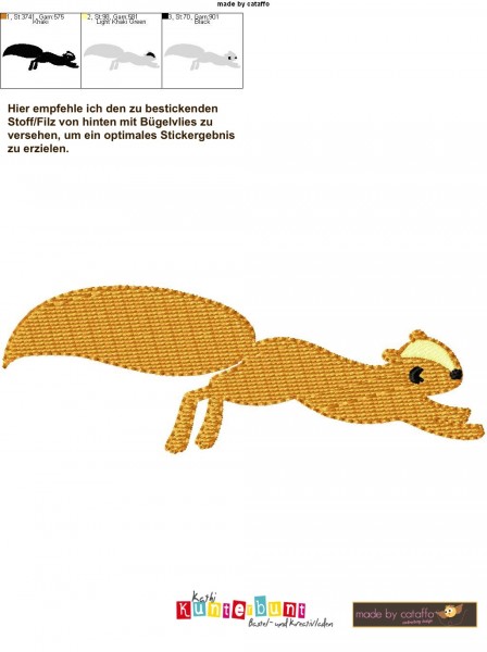 Stickdatei Totally Nuts für Rahmen ab 10x10cm