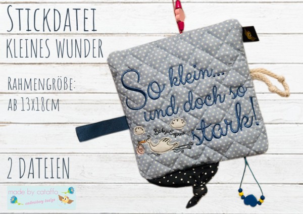 Free embroidery file "kleines Wunder"