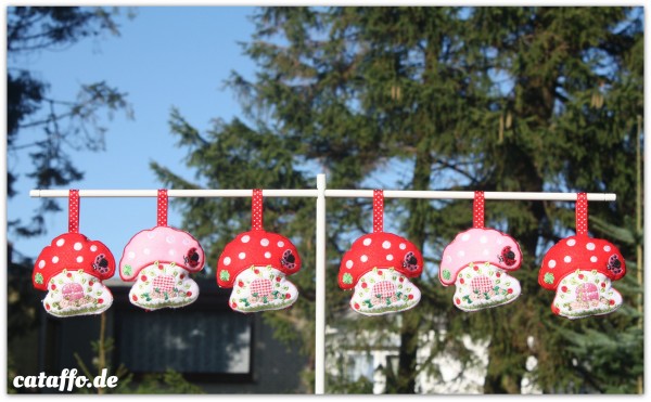 Stickdatei Pilzhänger ITH 10x10