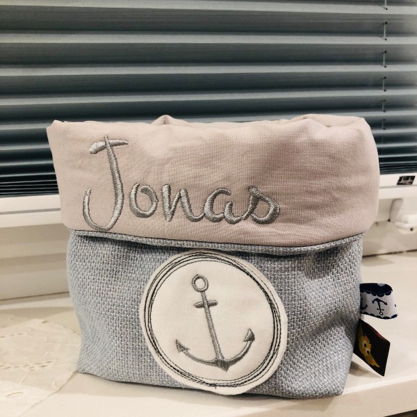 Stickdatei Anker Doodlekreis ab 10x10 cm Rahmen