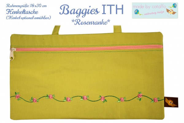 ITH Stickdatei Baggie *Komplett - 17 Versionen* - 18x30 cm