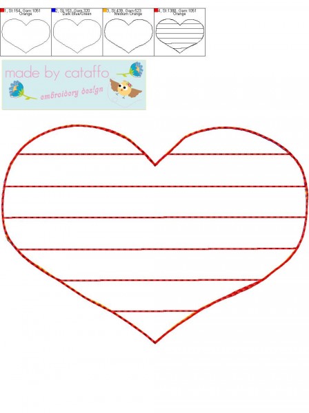 Free embroidery file negative application heart