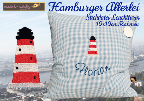 Embroidery design Leuchtturm