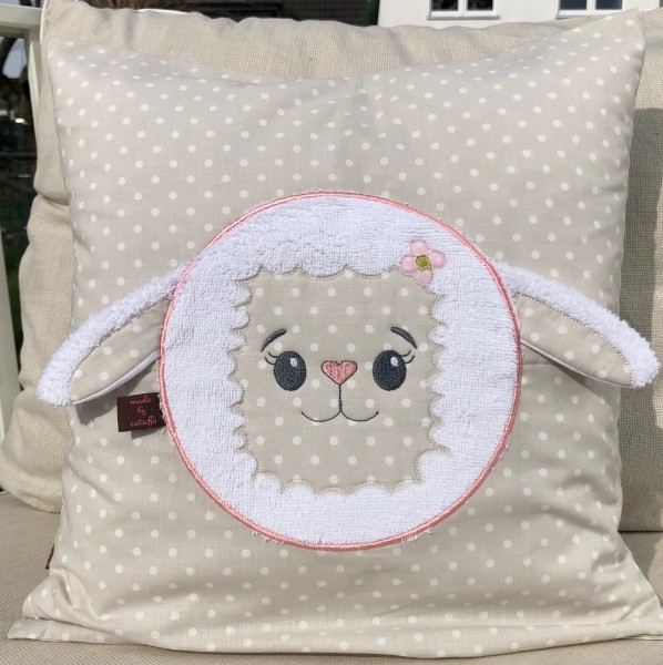 Stickdatei Lamm - Applis "Lamberto" & "Lara" für Rahmen ab 13x18 cm