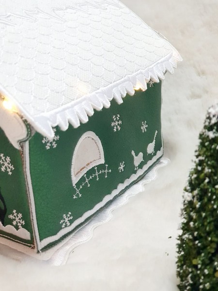 Stickdatei 3D-Winterhaus - Bauset für Rahmen ab 16x26 cm