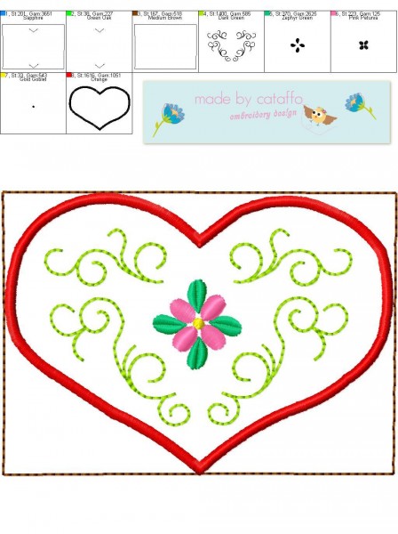 Cuckoo Clock Embroidery design Kuckucksuhr for Rahmen ab 7" x 10.2"