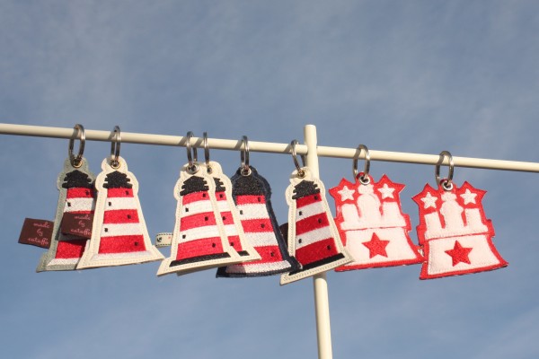 Stickdatei Schlüsselanhänger 6 maritime Designs - SuperSet!