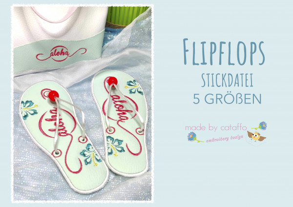ITH Flipflops from 3.9" x 3.9" frame
