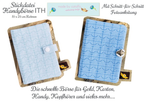 Stickdatei "Handybörse" ITH 16x26 cm