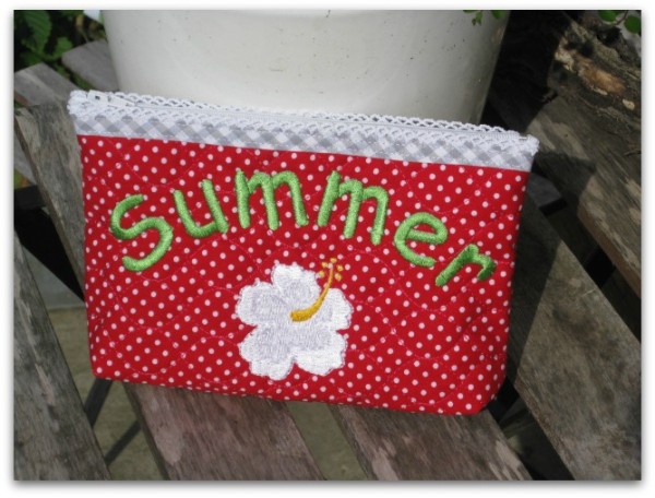 Stickdatei It´s Flip Flop Time für 13x18cm