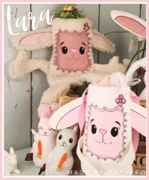 Stickdatei ITH Lammtasche "Lara" für Rahmen ab 16x26 cm