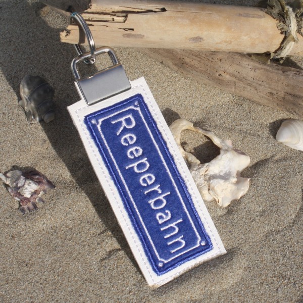 Stickdatei Schlüsselanhänge Nostalgieschilder