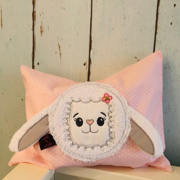 Stickdatei Lamm - Appli "Lara" für Rahmen ab 13x18 cm