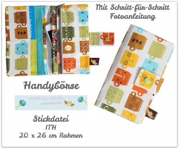 Stickdatei "Handybörse" ITH 20x26 cm