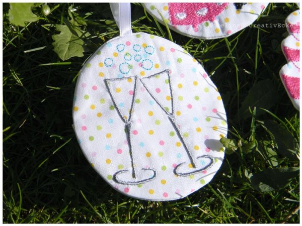 Stickdatei "Hochzeitshaus" Haustürschild ITH 18x30cm