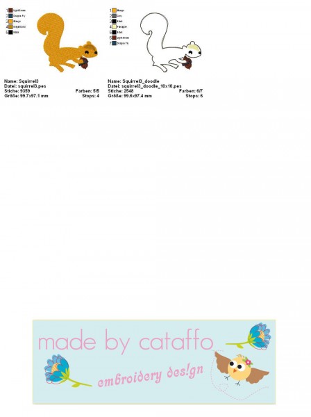 Stickdatei Totally Nuts für Rahmen ab 10x10cm