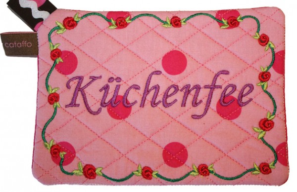 Stickdatei für Topflappen ITH - für 13x18 cm