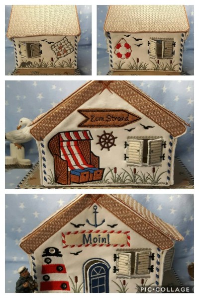Stickdatei 3D-Ahoihaus - Bauset für Rahmen ab 16x26 cm