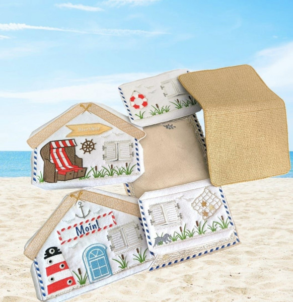 Stickdatei 3D-Ahoihaus - Bauset für Rahmen ab 16x26 cm