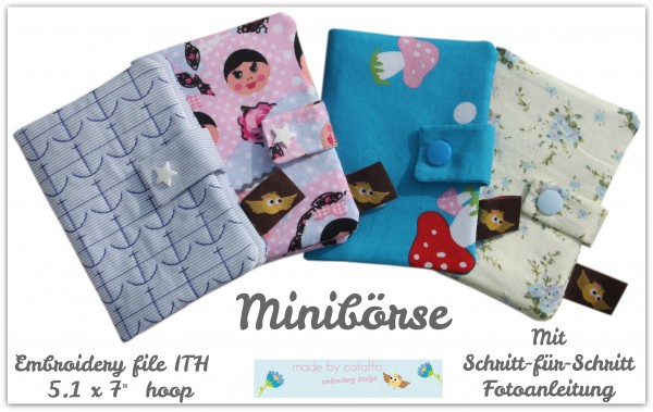 Stickdatei "Minibörse" ITH 13x18 cm