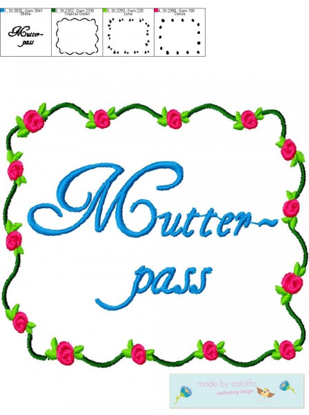 Embroidery design "cellphone wallet" ITH 6.2 x 10.2 " hoop