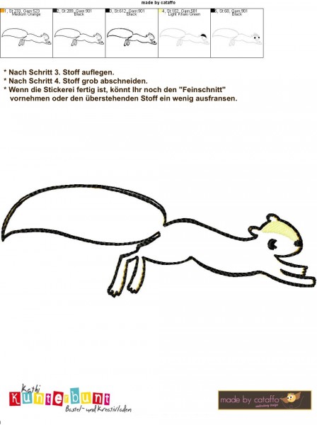 Stickdatei Totally Nuts für Rahmen ab 13x18cm