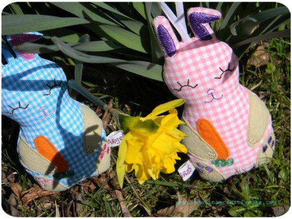 Stickdatei Häschen ITH - 13x18 cm